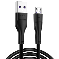Кабель USB <--> microUSB  2.0м KUULAA KL-X51-M-200 черный