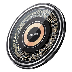Беспроводное ЗУ Kakusiga KSC-1148 2 в 1 15W 3А черное