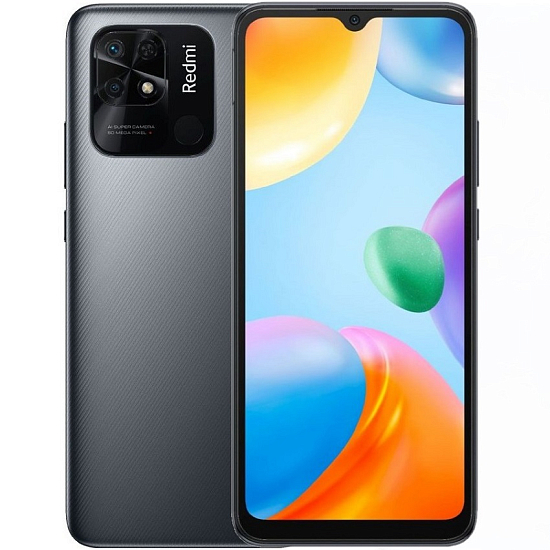 Смартфон Xiaomi Redmi 10C 4/128Gb Серый (RUS)
