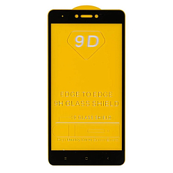 Противоударное стекло 9D NONAME для XIAOMI Redmi Note 4X чёрное