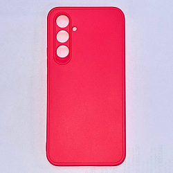 Задняя накладка МОБИЛИС для Samsung Galaxy Galaxy A54 5G, фуксия ,  матовая с защитой камеры