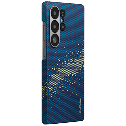 Задняя накладка Pitaka StarPeak Tactile Woven для Samsung Galaxy S25 Ultra, Milky Way Galaxy