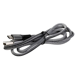 Кабель USB <--> Type-C  1.2м ERGOLUX ELX-CDC08-C41 черный-белый