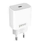 Сетевое ЗУ 1Type-C PERO TC03 PD 18W белый