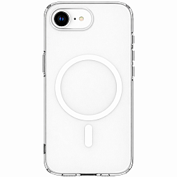 Силиконовый чехол Spigen  Magsafe на iPhone 16E прозрачный