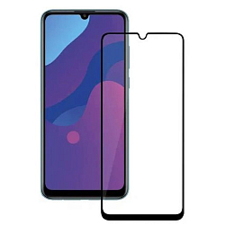 Противоударное стекло 5D BRAUFFEN для Honor 9A черное, полный клей