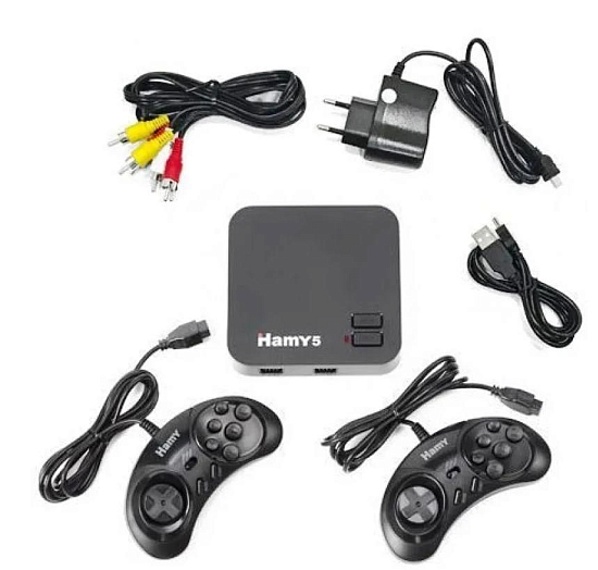 Приставка Hamy 5 (Sega+Dendy) (505 встр. игр) Black