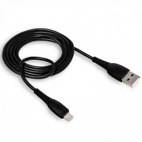 Кабель USB <--> Lightning  1.0м XO-NB-P163 черный