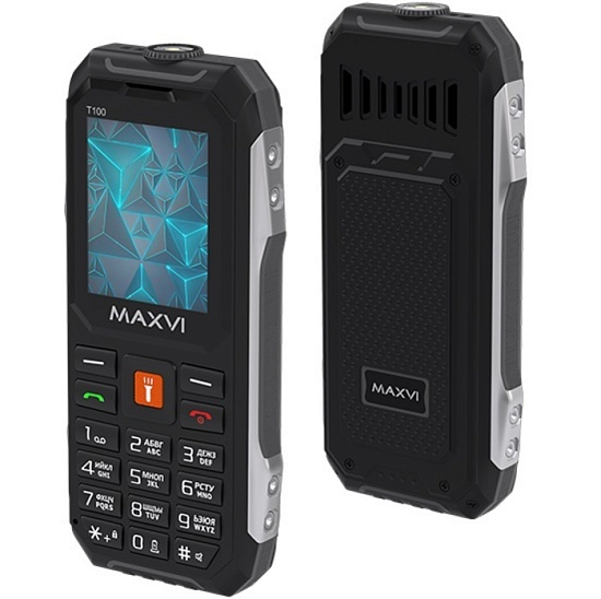 Телефон Maxvi T100 черный
