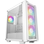 Корпус Deepcool CC560 MESH V2 WH без БП, боковое окно (закаленное стекло), 3x120мм ARGB LED вентилятор спереди и 1x120мм ARGB LED вентиля