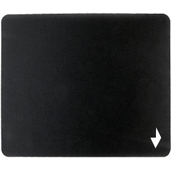 Коврик GEMBIRD MP-BLACK, черный, 250х200х2мм