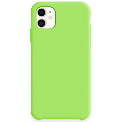 Силиконовый чехол SILICONE Case для iPhone 11 №60 ярко-зелёная трава