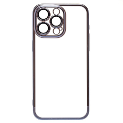 Задняя накладка PC073 для iPhone 15 Pro Max (blue) (222637) с закрытой камерой