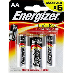 Элемент питания ENERGIZER LR06 MAX BL-6