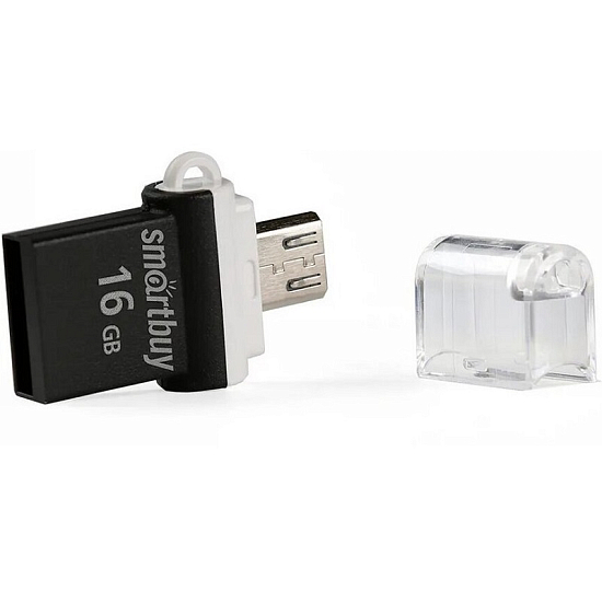 USB 16Gb SmartBuy POKO series Black OTG