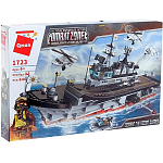 Конструктор Qman Военные «Штурмовой эсминец», 3 минифигуры, 646 деталей