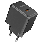 Сетевое ЗУ 1Type-C HOCO CS13A Ocean, черный, PD20Вт, QC3.0