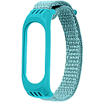 Нейлоновый ремешок NONAME для Xiaomi Mi Band 3/4/5 Nylon Loop Голубой