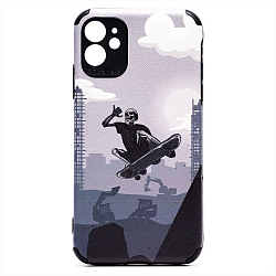 Задняя накладка SC310 для iPhone 11 (001) (black)