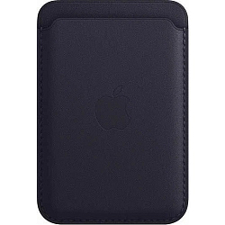 Кошелек для карт MagSafe Leather Wallet для Apple iPhone с анимацией, темно-фиолетовый
