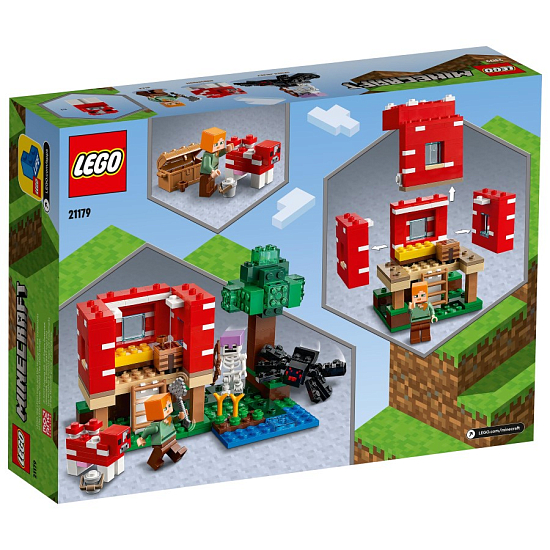 Конструктор LEGO Minecraft 21179 Грибной дом