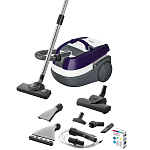 Пылесос моющий Bosch BWD41740 1700Вт, фиолетовый