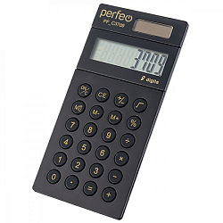 Калькулятор PERFEO (PF_C3709) PF_C3709, 8-разр., черный