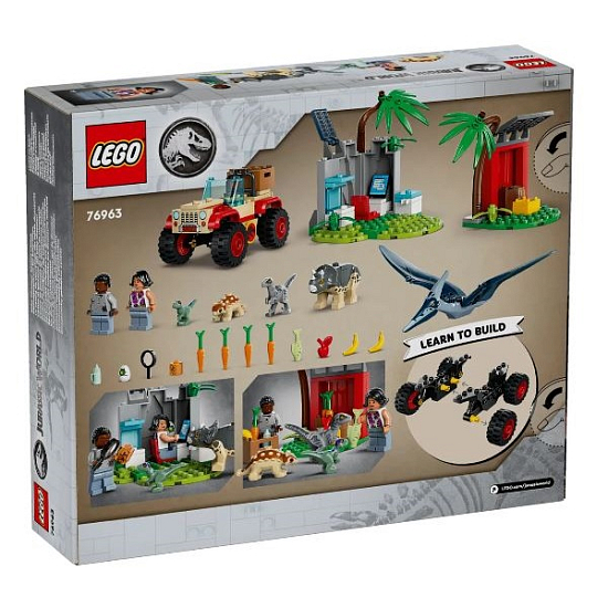 Конструктор LEGO 76963 Центр спасения детенышей динозавров