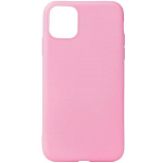 Cиликоновый чехол CTR для iPhone 11 Pro плотный матовый (серия Colors) (розовый)