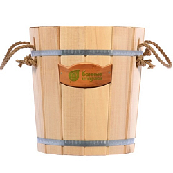 Запарник 12л БАННЫЕ ШТУЧКИ с пластиковой вставкой 3725