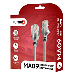 Патч-корд 5.0м FUMIKO MA09 UTP Кат.5е серый