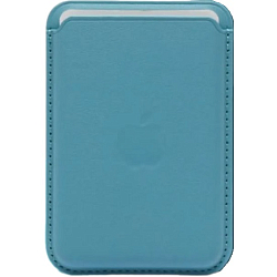 Кошелек для карт MagSafe Leather Wallet для Apple iPhone с анимацией, в ассортименте Голубой