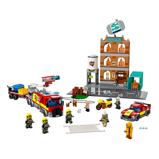 Конструктор LEGO City 60321 Пожарная команда (Уценка)