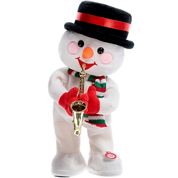 Интерактивная игрушка Снеговик «С Новым годом», звук, танцует