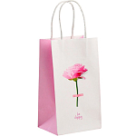 Пакет «Be happy», 12 х 21 х 9 см 3823471