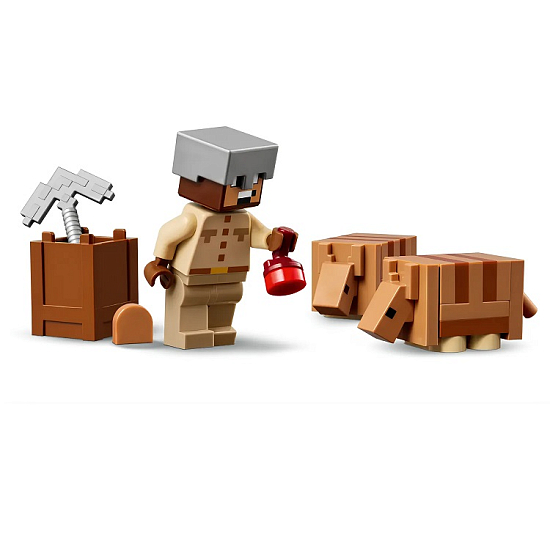 Конструктор LEGO Minecraft 21269 Экспедиция на рудник "Броненосец