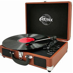 Виниловый проигрыватель RITMIX LP-160B Brown