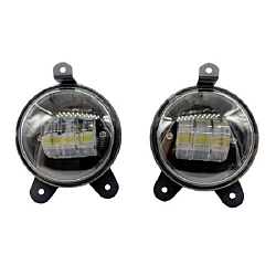 Светодиодные ПТФ 3 линзы, 30W (2170-LED) Lada Priora (компл 2шт)