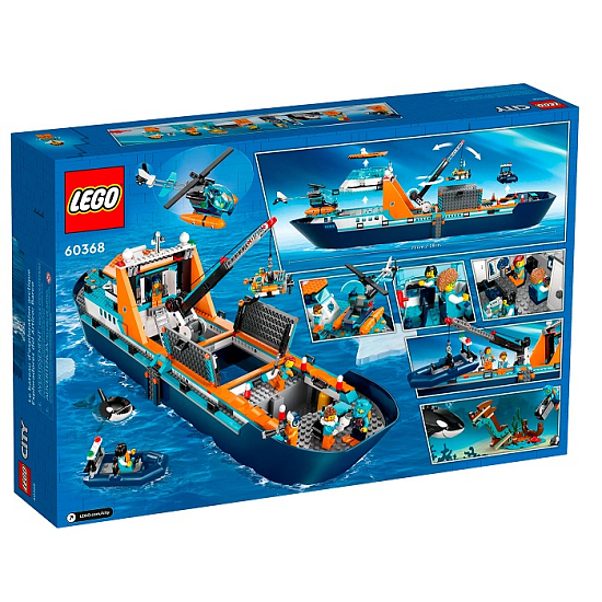 Конструктор LEGO City 60368 Корабль «Исследователь Арктики»