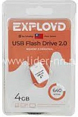 USB  4Gb EXPLOYD 640 белый