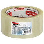 Клейкая лента 48мм х 66м, прозрачная, BRAUBERG