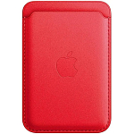 Кошелек для карт MagSafe Silicone Wallet для Apple iPhone Красный