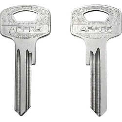 Заготовка ключа AP-2D_APK1_x_APE1_APEX4 под бронь толщина 2,0 Китай
