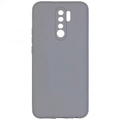 Задняя накладка ZIBELINO Soft Matte для Xiaomi Redmi 9 (серый) защита камеры