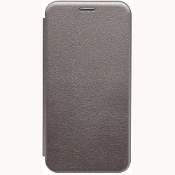 Чехол футляр-книга STYLISH для Xiaomi Mi 10 LiTE (Серый)