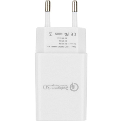 Сетевое ЗУ 1USB 3A CABLEXPERT MP3A-PC-16, белый, 18Вт, 3А, QC3.0