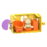Набор игровой «Зайкин Домик. Ванная», цвет желтый