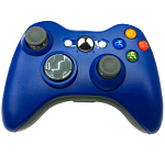 Геймпад MICROSOFT X-Box 360 (синий) (не оригинал)