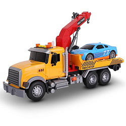 Машинка-эвакуатор KID ROCKS, масштаб 1:12, со звуком и светом, инерц. мех AB-2120