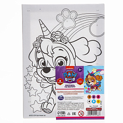 Роспись по холсту 21х15 "Скай", Paw Patrol 7914168
